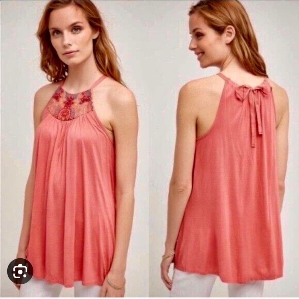 One September Anthropologie brand halter top size M